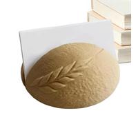 Générique Business Card Display - Dough Bread Shape Holder, Cute Pastry Themed Desktop Stand with Wide Storage Slot, Creative Desktop Organizer, Ideal for Bakery Counter and Meeting Room Tables