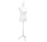 Générique Buste de présentation Femme Blanc,Rangements pour armoires à vêtements,Valets de nuit-30022