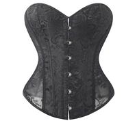 Générique Bustiers Et Corsets Femme,DéGuisement Gothique Halloween Femme Corset Minceur Ventre Plat en Tulle Transparent Imprimé Style Victorien MéDiéVal Serre-Taille sous La Poitrine