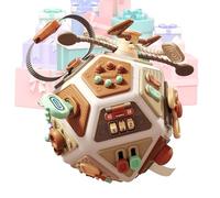 Générique Busy Cube Educational for Children - Toy Interactive Early Learning | Activités sensorielles Pendant 6 Mois + | Voyage et Divertissement à Domicile | Cadeau d'anniversaire de Noël