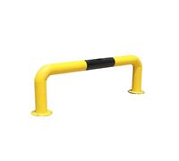 Générique Butée De Parking en Tube d'acier en Forme De U, Garde-Corps Monobloc Moulé for Atelier, Butée De Parking for Portique, for Parkings, Hôpitaux Et Usines(80x30cm)