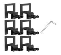 Générique Butées de Matelas Antidérapantes Réglables en Fer Robuste, Lot de 6 Set de Pièces, Fixations pour Cadre de Lit Métallique, Limiteur de Glissement pour Matelas, Accessoires