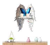 Générique Butfly Floating Étagère - Butfly Shelf Wood, Bracket Mural d'angle | Aile Vintage étagère pour Figures de Jouets, affichages muraux pour décoration à la Maison