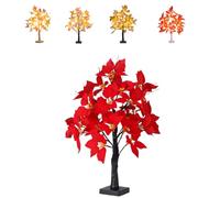 Générique Butterfly Birch Tree Night Light,24 inch Pre lit White Birch with Butterflies and Leaves,Indoor Decorative Tree for Home Decor Christmas Party Birthday (Color3)