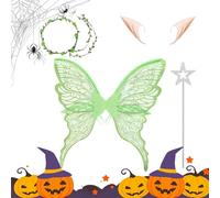 Générique Butterfly Fairy Costume, Halloween Butterfly Wings, Character Role Challenges, Elegant & Design, Immersive Holiday Outfit for Fancy Balls, Stage Performances, Drama, Kids, Adults, Parties