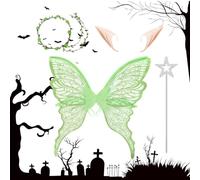 Générique Butterfly Fairy Wings Immersive Breathable with Elastic Strap
