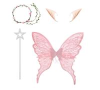 Générique Butterfly Fairy Wings Immersive Breathable with Elastic Strap