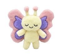 Générique Butterfly Toy - Plush Doll for Bedroom Decor | Soft Velvet and Cotton with Gentle 3D Wings, Adorable Crib Companion, for Children, Birthday, Gift, Travel, Bedtime, Playtime Fun