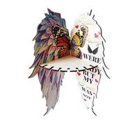 Générique Butterfly Wing Corner Shelf, Butterfly Shaped Angel Wing, 13.2x3.94in Divider Display Stand, Floating Storage Rack, Boho Home Wall Decor for Living Room and Bedroom Decoration