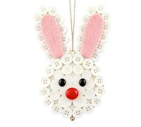 Générique Button Ornament Kits - Easter Theme Making Set | 8x6cm ABS DIY Ornament Kit With Creative Craft Function, Colorful Handmade Set With Holiday And Birthday Decoration Use