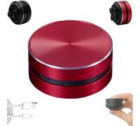 Générique Buzzgo Echo Speaker, Bluetooth Mini Speaker Bone Conduction Portable WirelessSpeaker, Turn Any Surface Into aSpeaker, Music Player with Suction Cup for Bath, Home, Outdoor, Travel (Red)