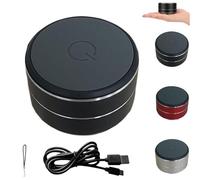 Générique Buzzgo Speaker, Bone Conduction Bluetooth Speaker with Suction Cup, Stereo Bass Portable Small Wireless with Suction Cup for Bathroom Outdoor (Black 1 PCS)