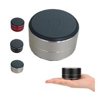 Générique Buzzgo Speaker,Buzzgo Portable Bluetooth Mini Speaker,Small Wireless with Suction Cup Bone Conduction, Stereo Bass for Bathroom Outdoor (Silver)