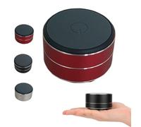 Générique Buzzgo Speaker,Buzzgo Portable Bluetooth Mini Speaker,Small Wireless with Suction Cup Bone Conduction, Stereo Bass for Bathroom Outdoor (Red)