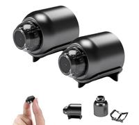 Générique Byandbyair Mini Camera, Wholetotal Mini 4g Wireless WiFi Camera 1080p HD 01 with Night Vision, Small Discrete Design for Home Indoor Outdoor Use, Simple Setup (2 Pcs)