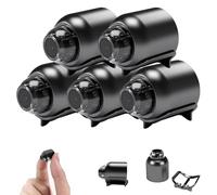 Générique Byandbyair Mini Camera, Wholetotal Mini 4g Wireless WiFi Camera 1080p HD 01 with Night Vision, Small Discrete Design for Home Indoor Outdoor Use, Simple Setup (5 Pcs)