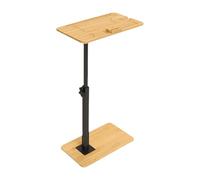 Générique C-Shaped End Table, Height-Adjustable Small Side Table with Phone Slot, Narrow Sofa and Bedside Tables for Living Room, Bedroom, Bathroom Use