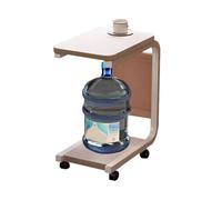 Générique C Shaped End Table, Small Side Table, Movable Couch Companion, Compact Space Saver, Ideal for Home, Living Room, Bedroom, Apartment, and Workplace, 15.75x11.02x24.8 inches
