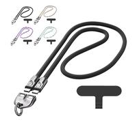 Générique C to C 240W Charging Cable with Wearable Bracelet Design, Includes Lanyard Patch, Plug & Go, Fast 240W Charging, 480Mbps Data Transfer, for Laptop, Tablet & Phone (1.2m/47.24in-Black A)