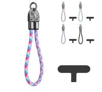 Générique C to C 240W Charging Cable with Wearable Bracelet Design, Includes Lanyard Patch, Plug & Go, Fast 240W Charging, 480Mbps Data Transfer, for Laptop, Tablet & Phone (0.3m/11.81in-Pink A)
