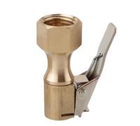 Générique c1/4" Heavy-Duty Copper Locking Air Chuck - Professional Tires Inflator Attachment, Tires Nozzle, Tire Chuck, Secure Tire Nozzle | for Air Compressor Inflator Gauge