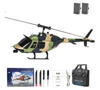 Générique C138 Hélicoptère RC avec Gyroscope 6 Axes, 1/30, Avion télécommandé 2.4G 6CH avec Maintien de l'altitude et positionnement Optique, Cadeau pour Adultes,2 Battery