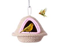 Générique Cabane en Corde de Coton Suspendue | Nid d'oiseau pour Cage | Lit d’Oiseau | pour Le Repos du Sommeil, Perroquet, Conure, calopsitte, Perruche, Pinson