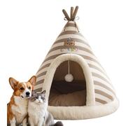 Générique Cabane pour Chat Tipi Confortable Maison avec Tunnel
