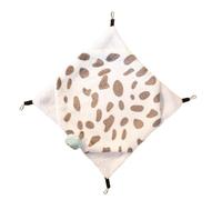 Générique Cabane pour Hamster, hamac pour Hamster,Peau d’écureuil d’Hiver - Peau d’écureuil d’Hiver en Coton Chaud, Maison de Couchage d’Hiver Confortable pour Chinchilla, Hamsters, hérisson