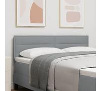 Générique Cabeza de cama LED Design Lignes Gris Clair 72 cm Tissu,Têtes et Pieds de lit,9KG-3337985