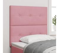 Générique Cabeza de lit LED Rose 90 cm Velours,Têtes et Pieds de lit,10.78KG-3338409
