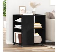 Générique Cabinet de Rangement Chêne Noir 60x53x72,5 cm Bois d'ingénierie,Casiers & armoires de Rangement,23.65KG-862672