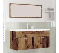 Générique Cabinet de Salle de Bain Bois Ancien 100 x 38,5 x 46 cm,Meubles,Ensembles de Meubles,Ensembles de mobilier pour salles de Bains,Marron,39.89 KG,3415744