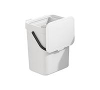 Générique Cabinet Door Trash Can, Double-Opening Lid Waste Basket, Wall Trash Container Kitchen Trashs Bin, for Waste Garbage Disposal Counter Bathroom Bedroom Home Office RV Dorm Apartment