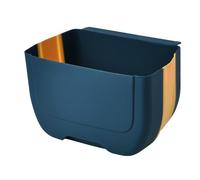 Générique Cabinet Door Trash, Foldable Waste Bin, Square Indoor Garbage Can, Hanging Container with Lid for Easy Food Disposal, Kitchen, Bathroom, Bedroom, Dorm, Laundry Room, 9.84x5.91x3.35 Inches