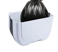 Générique Cabinet Door Trash, Foldable Waste Bin, Square Indoor Garbage Can, Hanging Container with Lid for Easy Food Disposal, Kitchen, Bathroom, Bedroom, Dorm, Laundry Room, 9.84x5.91x3.35 Inches
