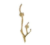 Générique Cabinet Handles - Brass 15x4.2x2.5cm | Creative Branch Furniture Pull Handles Decorative Hardware for Dressers Cupboards Wardrobes Bookcases Drawers | for home dormitory hotel