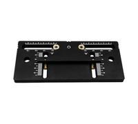 Générique Cabinet Hardware Jig, Guide Precise Templates For Cupboard, Adjustable Cabinet Handle Template, Punch Woodworking File Shelves Home Knobs Door Drawer Construction Pulls