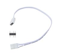Générique Câble adaptateur ARGB 5 V 4 broches, rallonge de 25 cm 3 broches 4 broches pour une synchronisation transparente de l ' éclairage et une installation facile