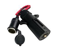 Générique Câble Adaptateur d ' Alimentation pour remorque à 7 Broches, 1.5m | Construction en PVC et métal, câble conducteur en cuivre 12 AWG, languettes de côté prise, capuchon attaché