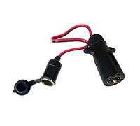 Générique Câble Adaptateur d ' Alimentation pour remorque à 7 Broches, 50cm | Construction en PVC et métal, câble conducteur en cuivre 12 AWG, languettes de côté prise, capuchon attaché