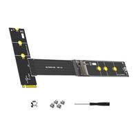 Générique Câble adaptateur de disque solide PCIE4.0 NVME, longueur, L | Le câble adaptateur PCIE4.0 flexible prend en les protocoles doubles et ne nécessite pas d ' alimentation