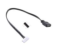 Générique Câble adaptateur de ventilateur 4 broches / 6, 6pin | Câble adaptateur de 5V, 3 broches à 6 broches, 4 broches, pour ventilateurs, petit convertisseur