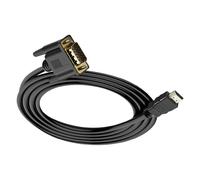 Générique Câble Adaptateur HD VGA | Câble Convertisseur VGA | Accessoires Électroniques Transmission Stable pour Projecteur PC Portable Bureau Moniteur