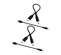 Générique Câble Adaptateur pour connecteur de Type C, DCMaleHead | Gaine extérieure en PVC et conversion d ' interface, connexion enfichable sans outil, paquet de 4 pour l ' électronique
