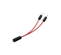 Générique Câble Adaptateur répartiteur 2, 54 mm 1 Femelle, 2, Red X 2 | Câble de disque dur de réinitialisation de l ' alimentation de la carte mère de bureau, accessoires de carte de