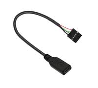 Générique Câble Adaptateur Type-c Femelle Carte mère à 9 Broches, câble de données et de Chargement USB 2.0 de 20CM pour étuis et Usage Interne