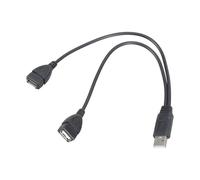 Générique Câble Adaptateur USB 2.0 mâle à Femelle, Cordon de Conversion, Ligne de Rapide, Prise en de la Transmission de données 480Mbps, câble séparateur USB