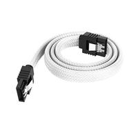 Générique Câble anti-accroc SATA3.0, manchon en mailles en nylon de 50cm avec mécanisme de verrouillage, connecteurs fins pour disque de stockage interne