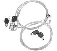 Générique Câble Antivol Ensembles 2 pour Ordinateur Portable | Facile à Utiliser, Léger et Pratique, Accessoire de Sécurité pour Ordinateur Portable, Lot de Sets de Pièces